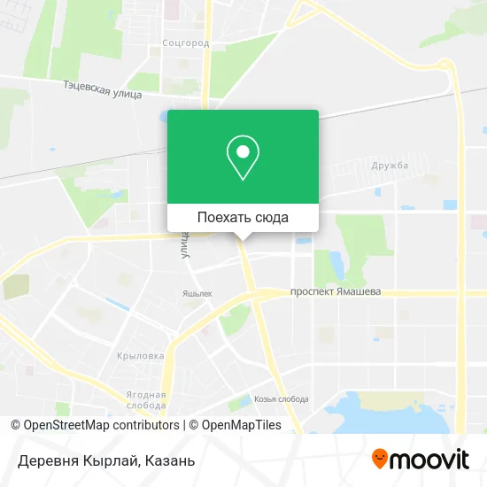 Карта Деревня Кырлай