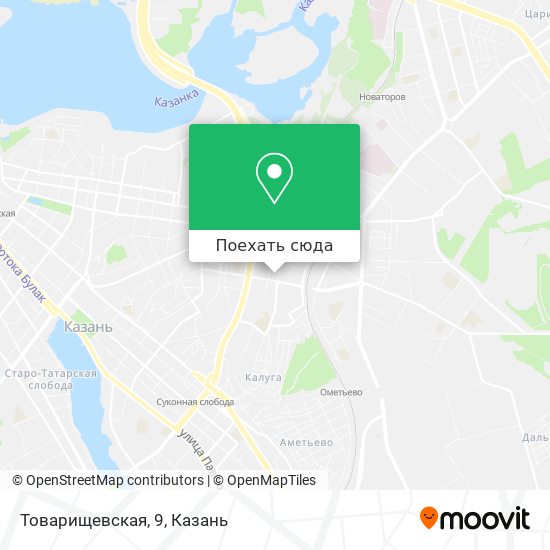 Карта Товарищевская, 9