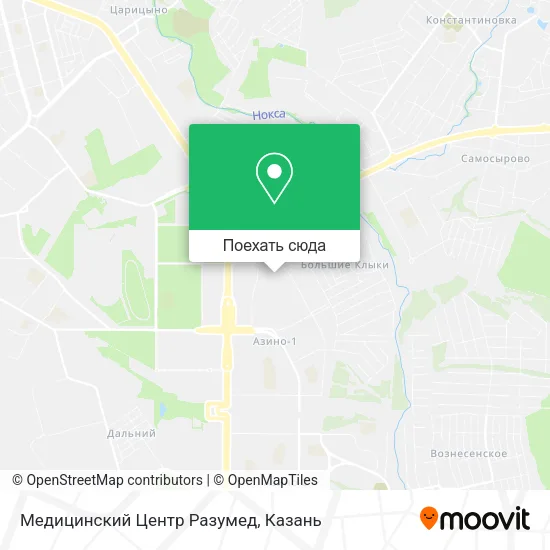 Карта Медицинский Центр Разумед