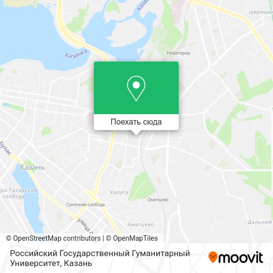 Карта Российский Государственный Гуманитарный Университет