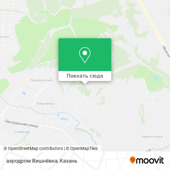 Карта аэродром Вишнёвка