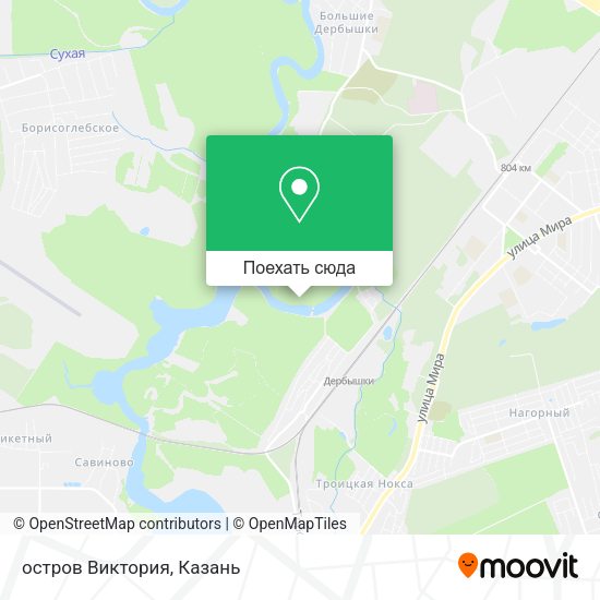 Карта остров Виктория