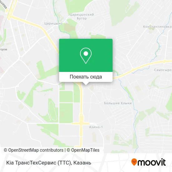 Карта Kia ТрансТехСервис (ТТС)