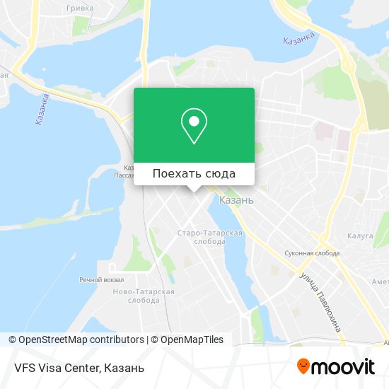Карта VFS Visa Center