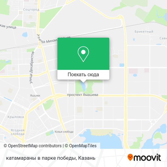 Карта катамараны в парке победы