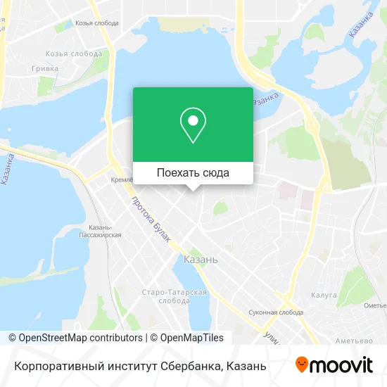 Карта Корпоративный институт Сбербанка
