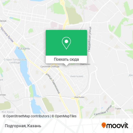 Карта Подгорная