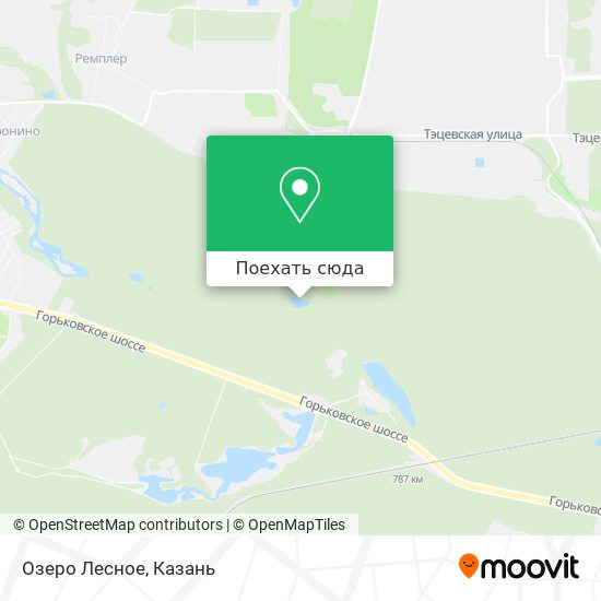 Карта Озеро Лесное