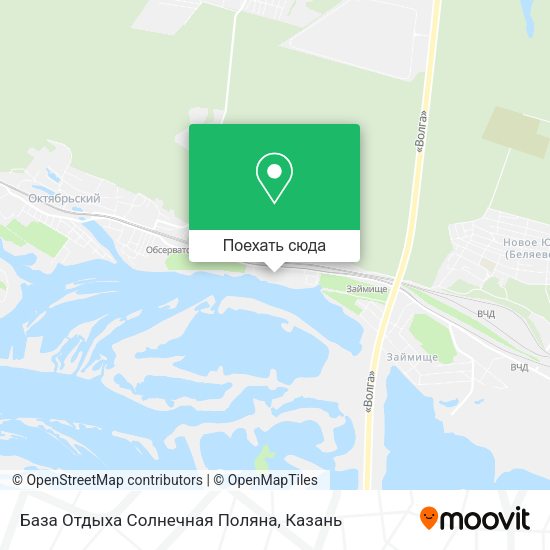 Карта База Отдыха Солнечная Поляна