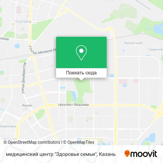 Карта медицинский центр "Здоровье семьи"