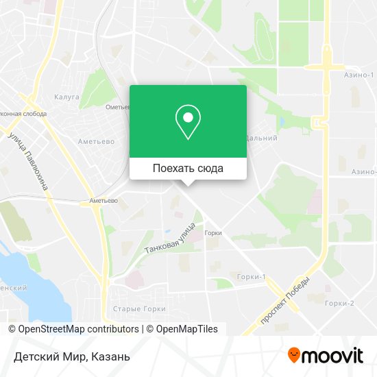 Карта Детский Мир