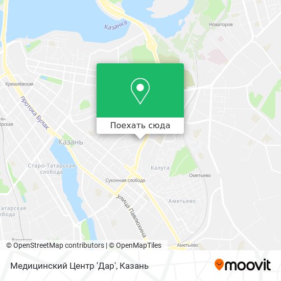 Карта Медицинский Центр 'Дар'