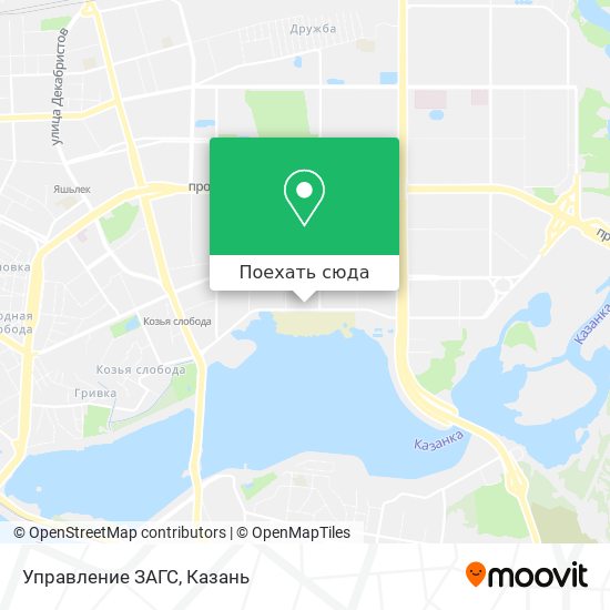 Карта Управление ЗАГС