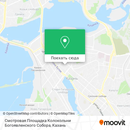 Карта Смотровая Площадка Колокольни Богоявленского Собора