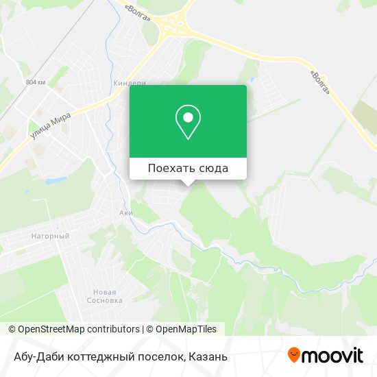 Карта Абу-Даби коттеджный поселок