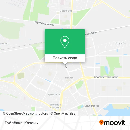 Карта Рублёвка