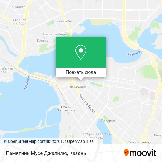 Карта Памятник Мусе Джалилю