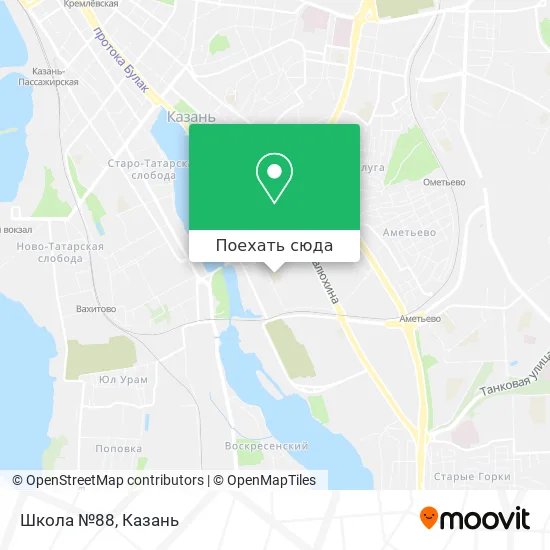 Карта Школа №88