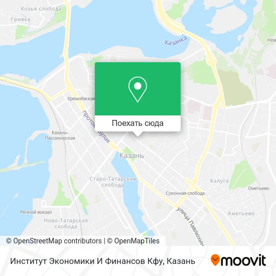 Карта Институт Экономики И Финансов Кфу