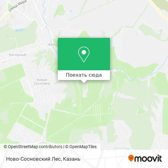 Карта Ново-Сосновский Лес
