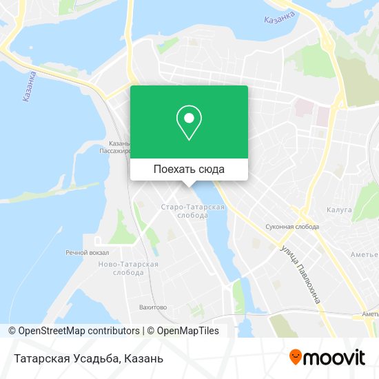 Карта Татарская Усадьба