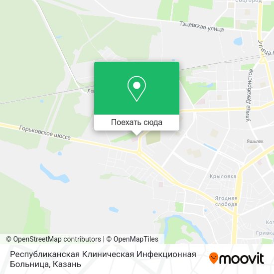 Карта Республиканская Клиническая Инфекционная Больница