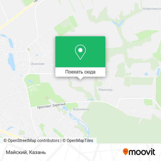 Карта Майский