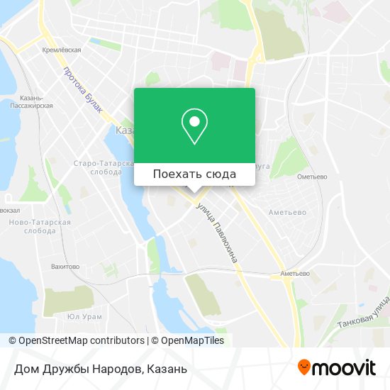 Карта Дом Дружбы Народов
