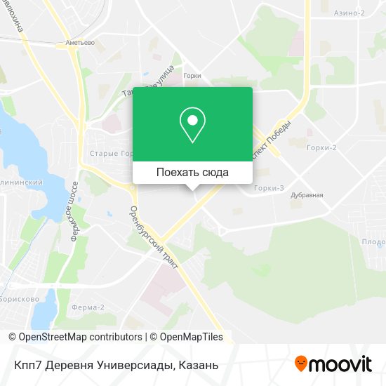 Карта Кпп7 Деревня Универсиады