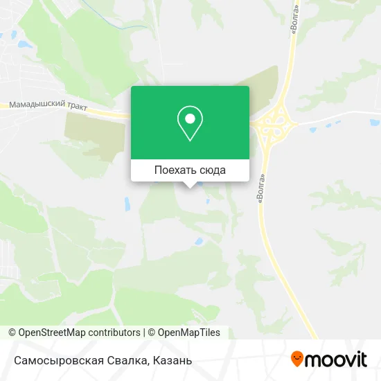 Карта Самосыровская Свалка
