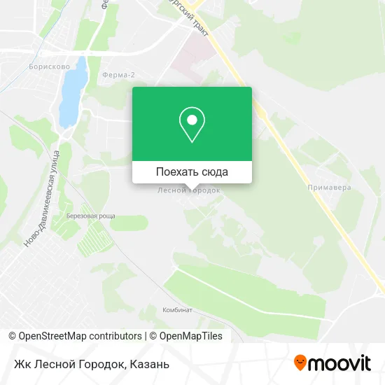 Карта Жк Лесной Городок