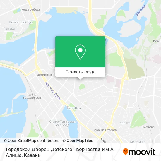 Карта Городской Дворец Детского Творчества Им А Алиша