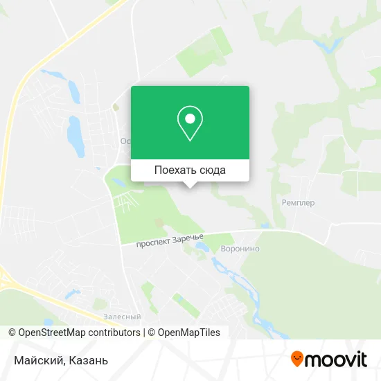 Карта Майский