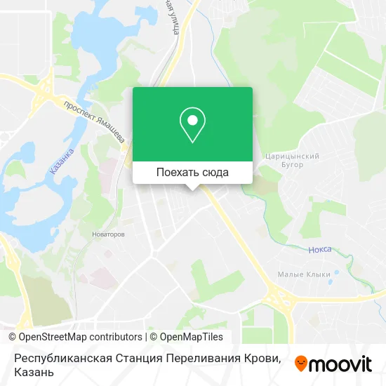 Карта Республиканская Станция Переливания Крови