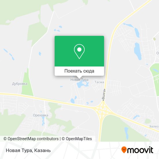 Карта Новая Тура