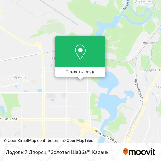 Карта Ледовый Дворец ""Золотая Шайба""
