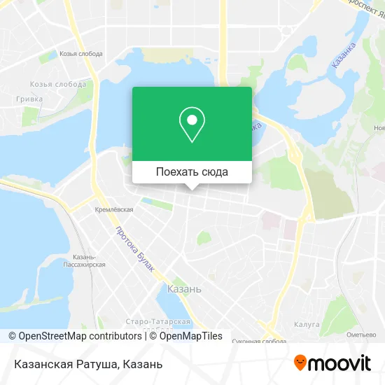 Карта Казанская Ратуша