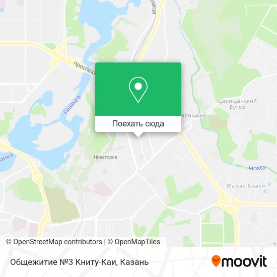 Карта Общежитие №3 Книту-Каи