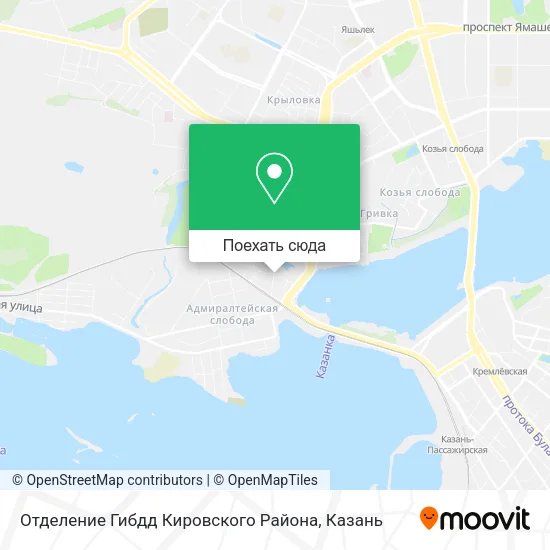 Карта Отделение Гибдд Кировского Района