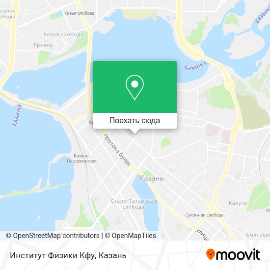 Карта Институт Физики Кфу