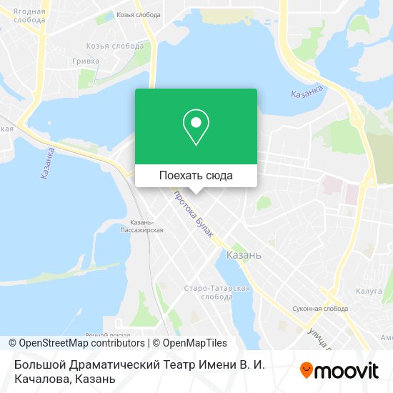 Карта Большой Драматический Театр Имени В. И. Качалова