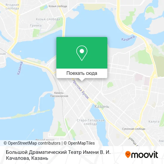 Карта Большой Драматический Театр Имени В. И. Качалова