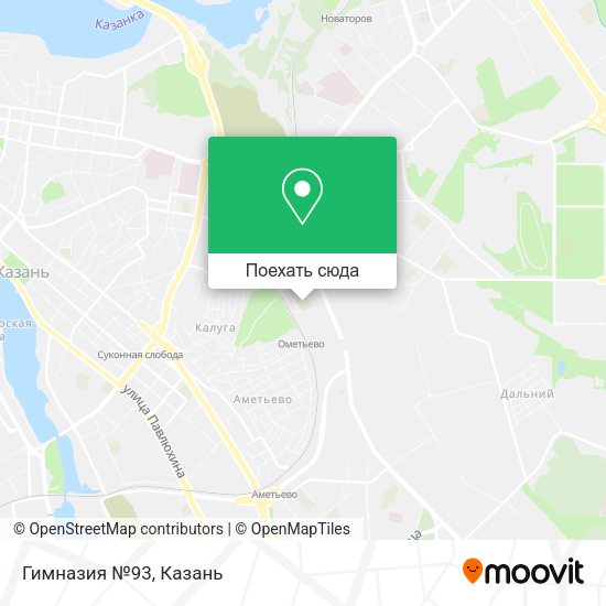 Карта Гимназия №93