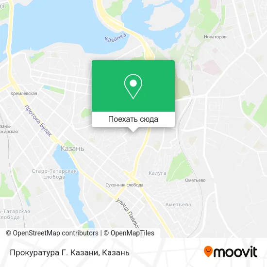 Карта Прокуратура Г. Казани