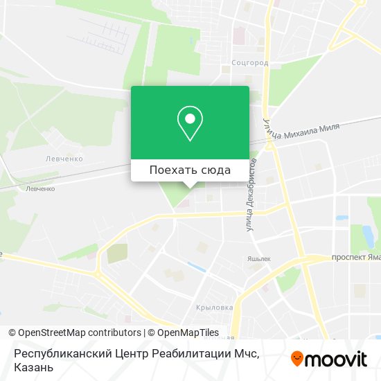 Карта Республиканский Центр Реабилитации Мчс