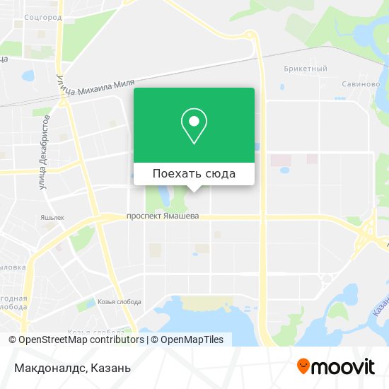 Карта Макдоналдс