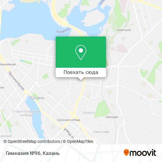 Карта Гимназия №96