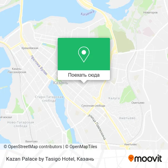 Карта Kazan Palace by Tasigo Hotel
