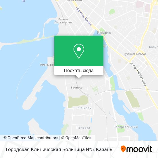 Карта Городская Клиническая Больница №5