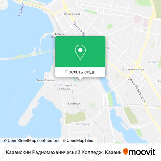 Карта Казанский Радиомеханический Колледж